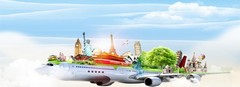 秋季旅游简约banner