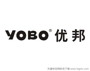 优邦YOBO文具用品矢量标志logo