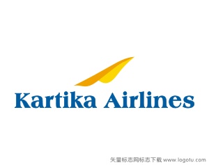 国际航空KARTIKA AIRLINES航空logo标志