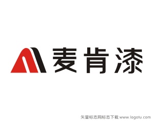 麦肯漆家装标志logo矢量图