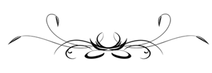 手绘欧式古典花纹分割线