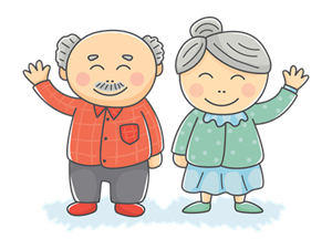 招手老夫妻