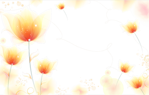 橘色浪漫花朵