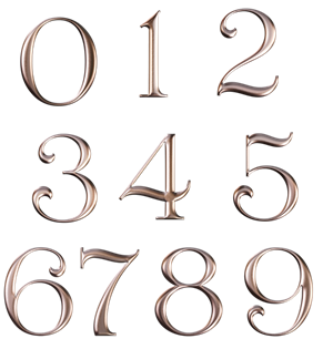 数字字体