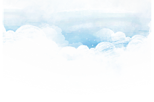 唯美半透明蓝天白云底纹背景