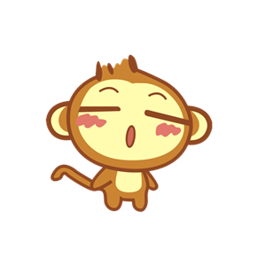 趣味猴子设计素材